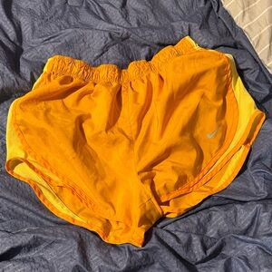 Nike Vibrant Orange Running Shorts